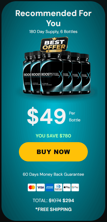 Buy BoostSteelX 6 Bottle